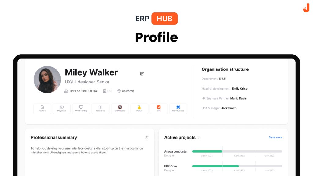 03 HR Management Platform img6 development