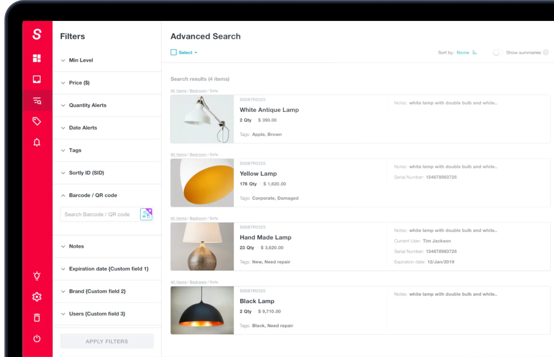 sortly img development