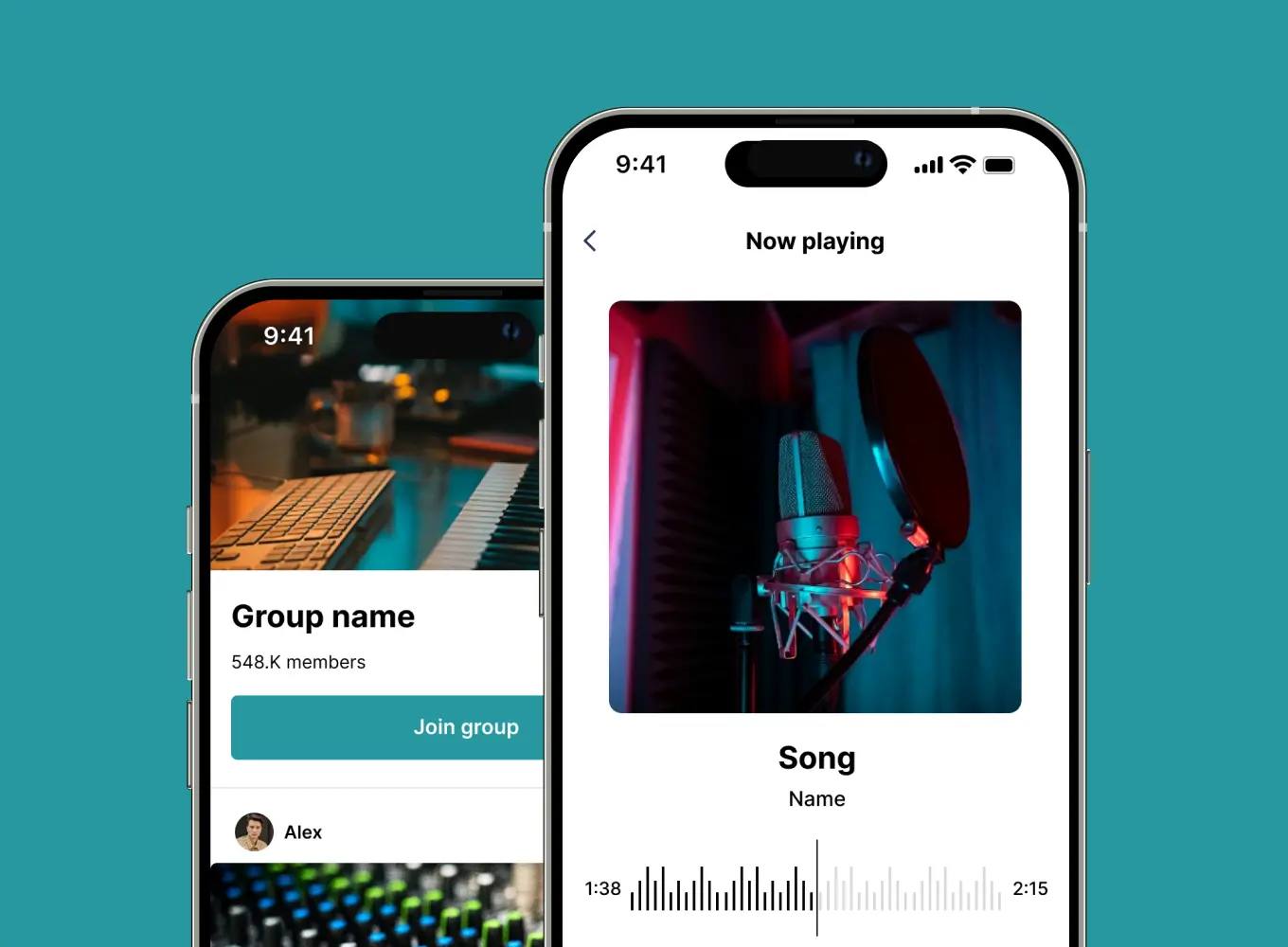 cover MusicApp development