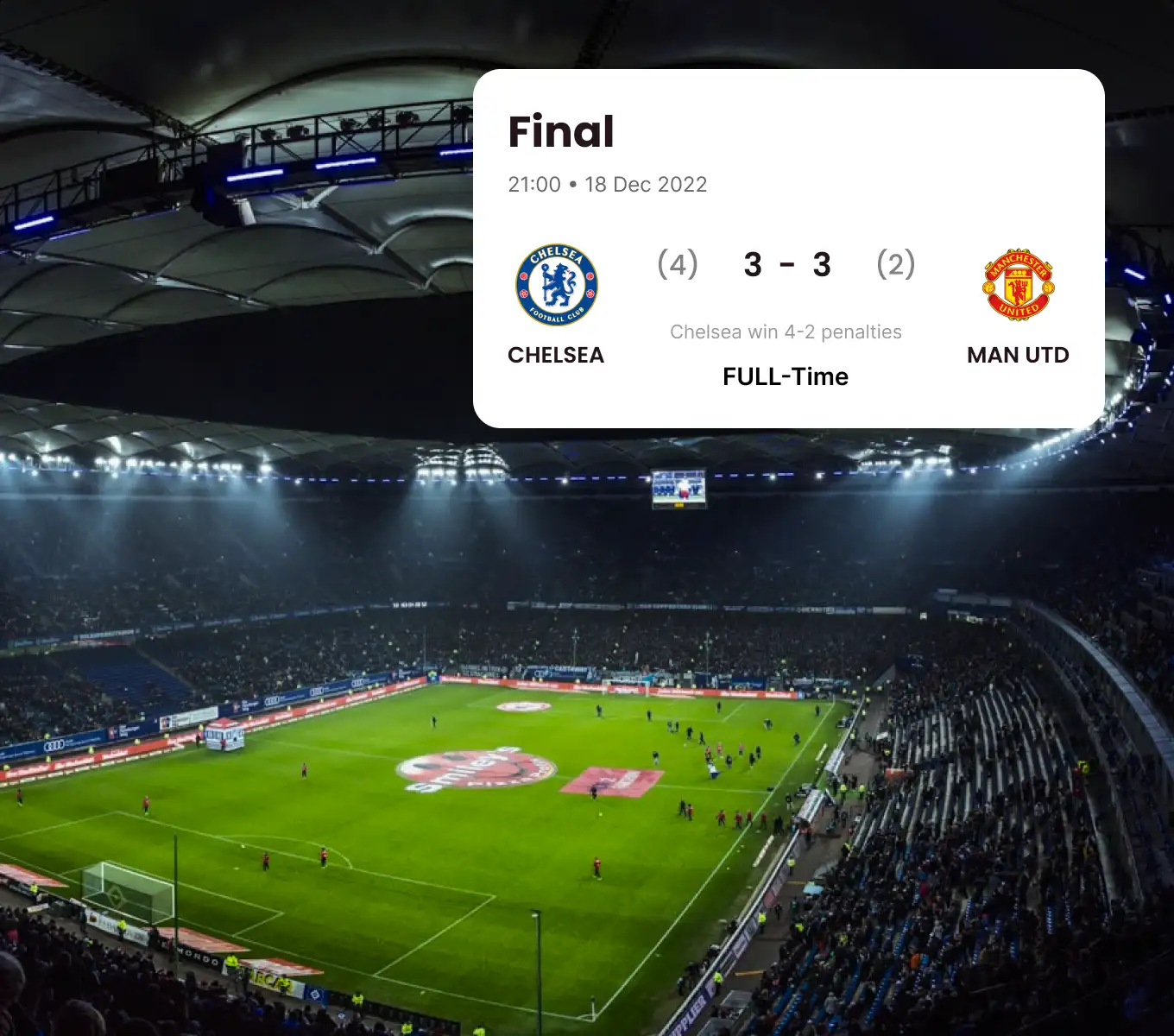 Sports events apps2 development
