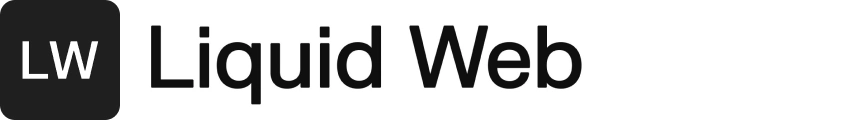 Logo image for the hosting provider Liquid Web. 