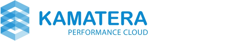 Logo image for the hosting provider Kamatera. 