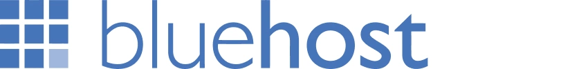 Logo image for the hosting provider Bluehost. 