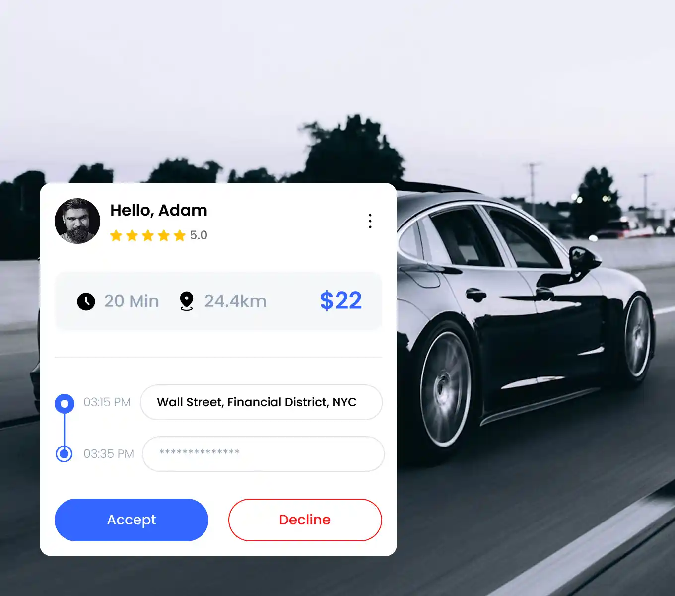 Taxi Business for Corporations development