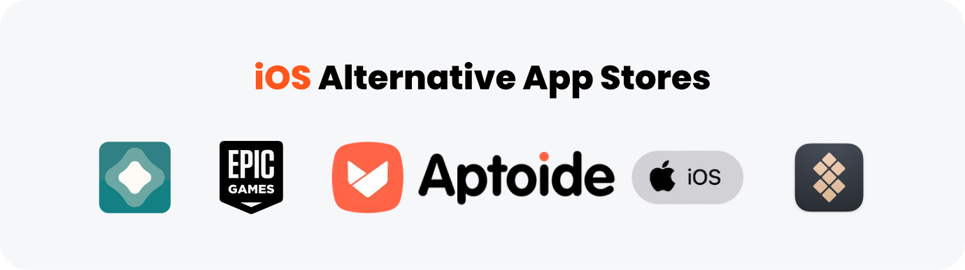 An image showcasing the list of iOS Alternative App Stores