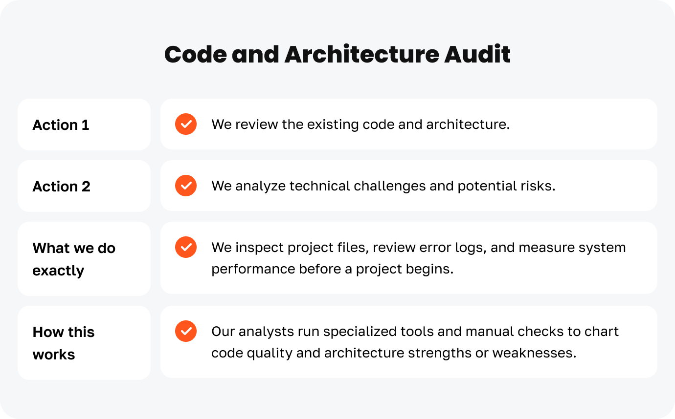 An image describing Engineer Allocation at JetRuby and Strategic Talent Distribution highlighting code and architectture audit