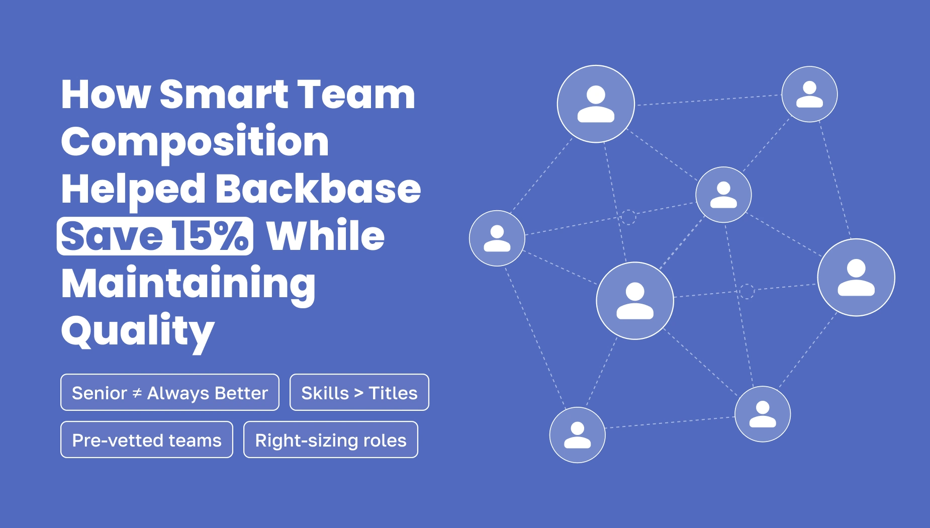 Cover image for the article on How Smart Team Composition Helped Backbase Save 15% While Maintaining Quality - cover