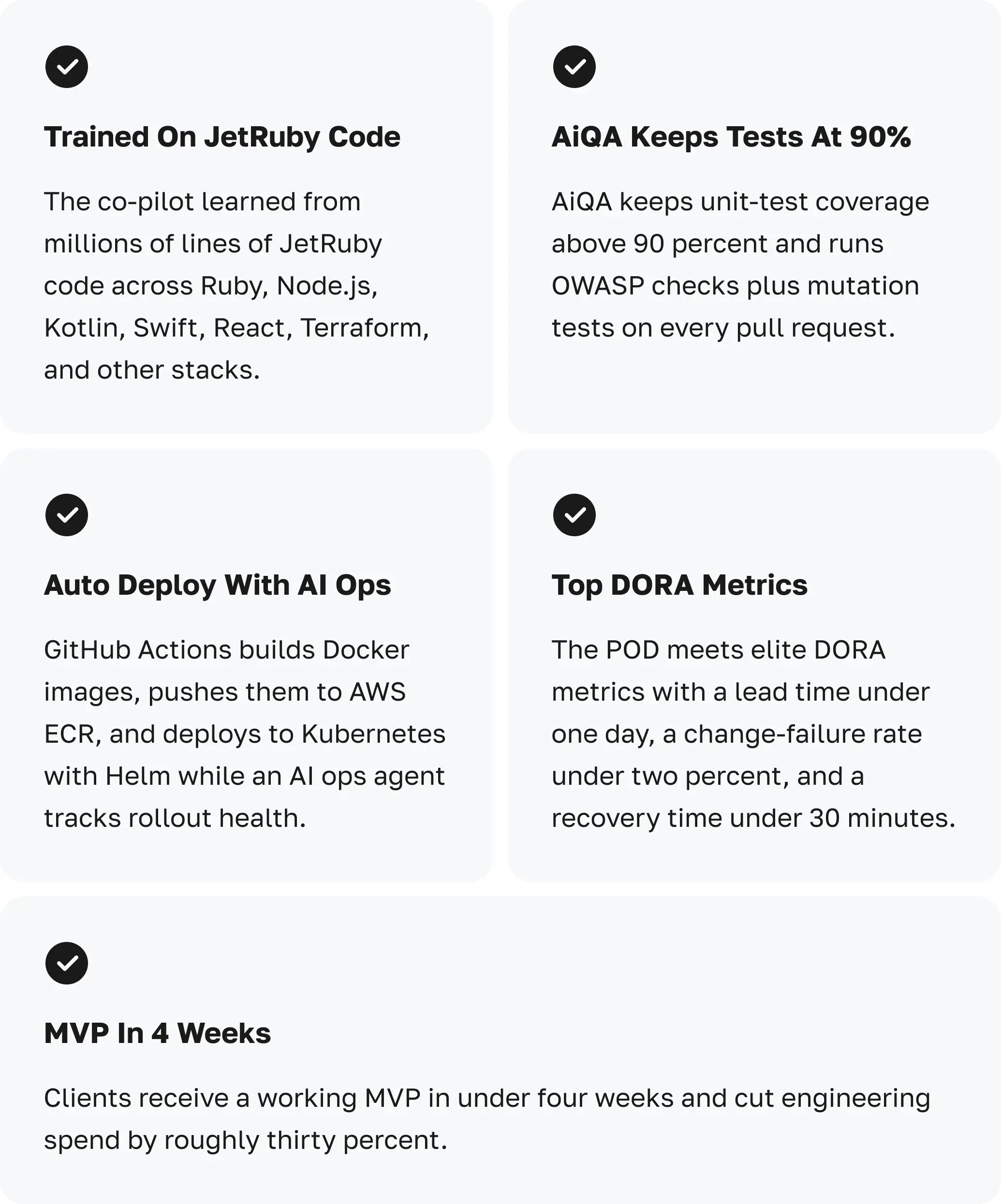 Structure and Operation of JetRuby’s AI POD Teams in the article AI PODs — What is It?