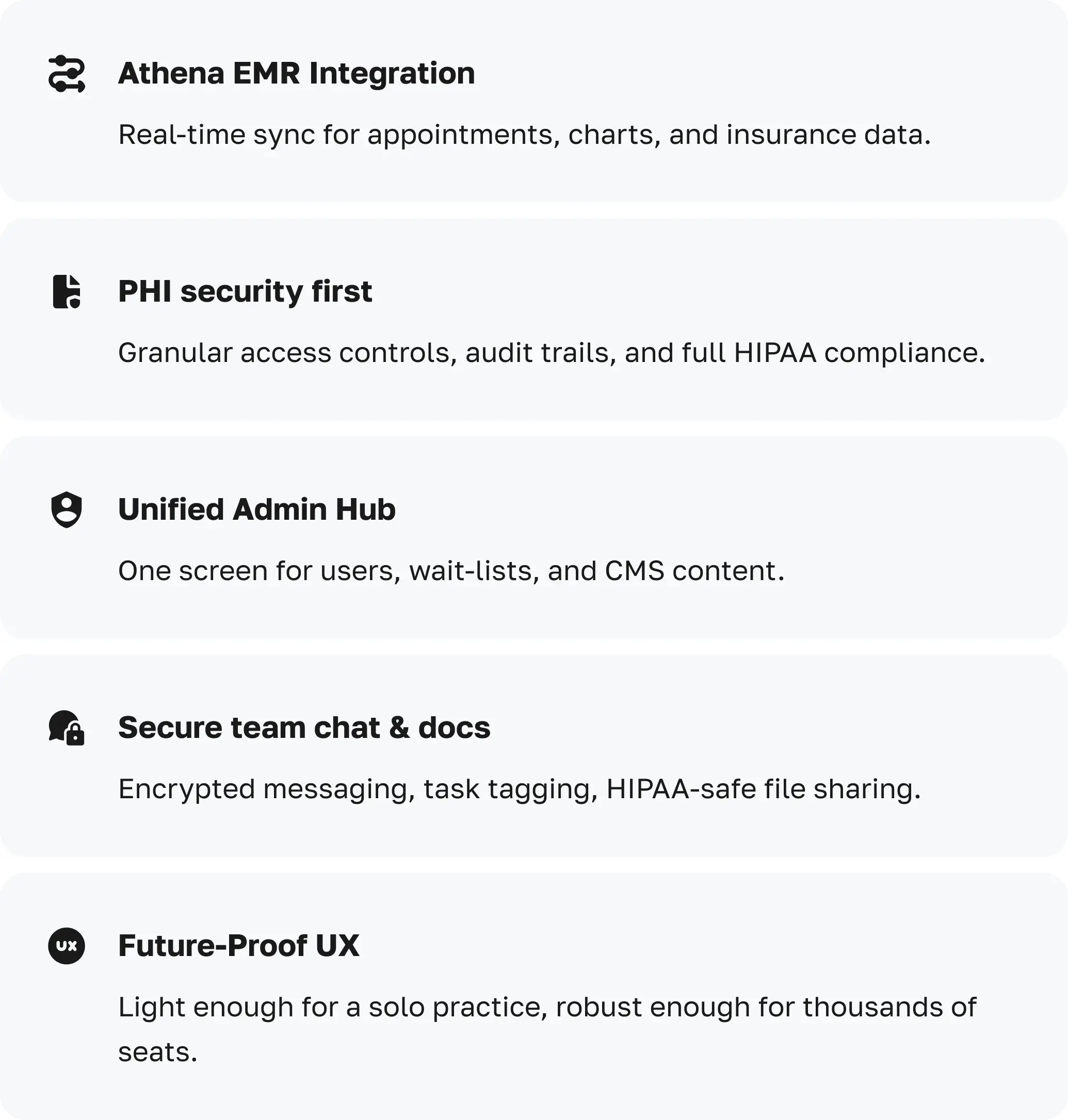 Key challenges in the Practice Management development process captioned in article AI in Healthcare: Use Cases and Benefits of AI Healthcare