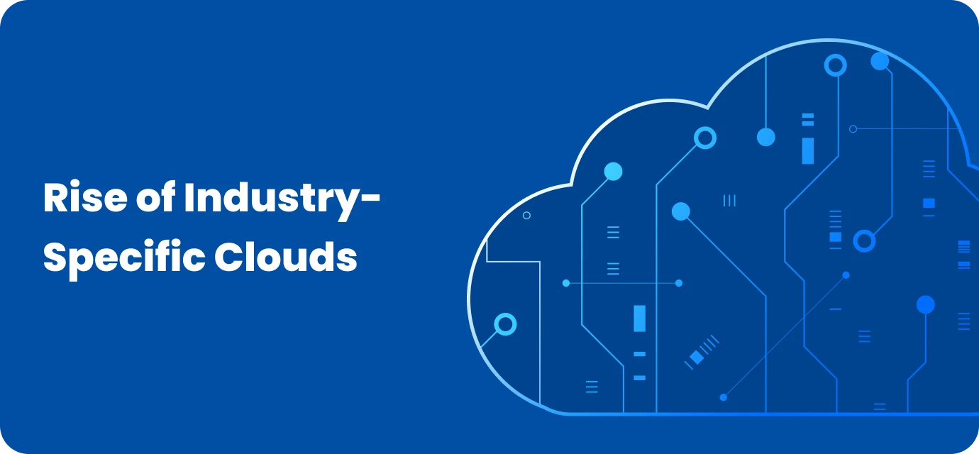 Rise of industry-specific clouds with digital cloud design and data circuits.